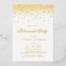 Recherche de presse typographique invitations Feuille d'or
