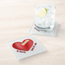 Search for broken glass coasters Heartbreak
