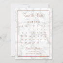 Search for marble save the dates Rose gold