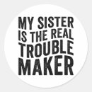 Search for trouble stickers Humour
