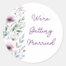 Search for purple and blue wedding stickers Plum
