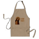 Search for funny christian aprons Jesus