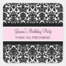 Search for birthday name tags stickers Pink