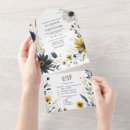 Recherche de jaune bleu invitations Aquarelle florale