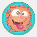 Search for orange monster stickers Face