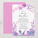 Search for coastal baby shower invitations Coral