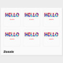 Search for hi hello stickers Colourful