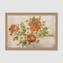 Search for vintage botanical tissue paper Poppy