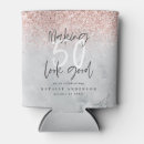 Search for rose gold glitter food storage 50th birthday party