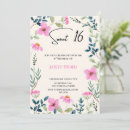 Search for daughter birthday invitations Floral