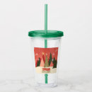 Search for vintage christmas tumblers Red