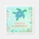 Recherche de tortue mer serviettes 1er anniversaire