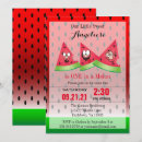 Recherche de motif pastèque invitations Fruit