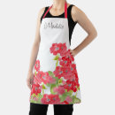 Search for geraniums aprons For her