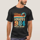 Recherche de anniversaire 1984 tshirts Heureux