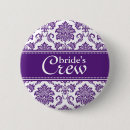 Search for damask wedding buttons Purple
