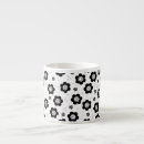 Search for black and white flowers mugs Vintage