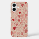 Search for doodle hearts iphone cases Pink
