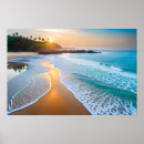Search for ocean beach scene posters Sunset