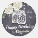 Search for mason jar string lights stickers Birthday