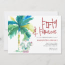 Search for palm tree birthday invitations Hawaiian luau