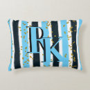 Search for blue and gold striped pillows Trendy