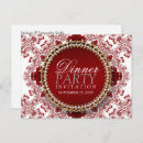Search for family dinner invitations Red