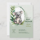 Recherche de koala baby shower invitations Forêt