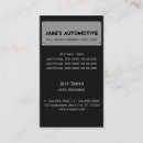 Search for metal plate business cards Automotive