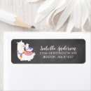 Search for cute llama return address labels Llama baby shower