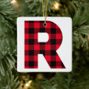Search for red and black buffalo plaid ornaments Farmhouse