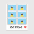 Search for st lucia flag stickers Country
