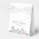 Search for dusty blue wedding favour boxes Vintage floral