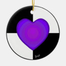 Search for purple heart ornaments Valentine
