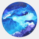 Search for blue galaxy stickers Watercolor