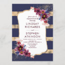 Search for navy and gold engagement party invitations Elegant