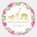 Search for gold giraffe stickers Jungle animals