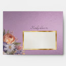 Search for purple wedding envelopes Wildflowers