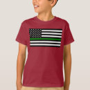Search for thin green line tshirts Military