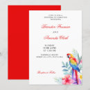 Recherche de perroquets invitations Coloré