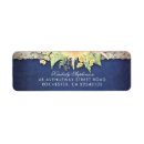 Search for rustic lace wedding return address labels Sunflower