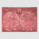 Search for old world map tissue paper Antique