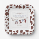 Recherche de western baby shower plates Rodéo