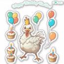 Search for cartoon hen chicken stickers Cute
