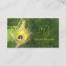 Search for peacock feather business cards Professional