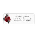 Search for red and black return address labels Modern