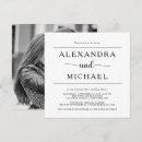 Search for black and white shower wedding invitations Typography