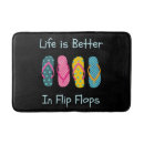 Search for flip flop bath mats Summer
