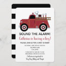Search for fireman baby shower invitations Dalmatian