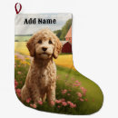 Search for goldendoodle christmas stockings Dogs